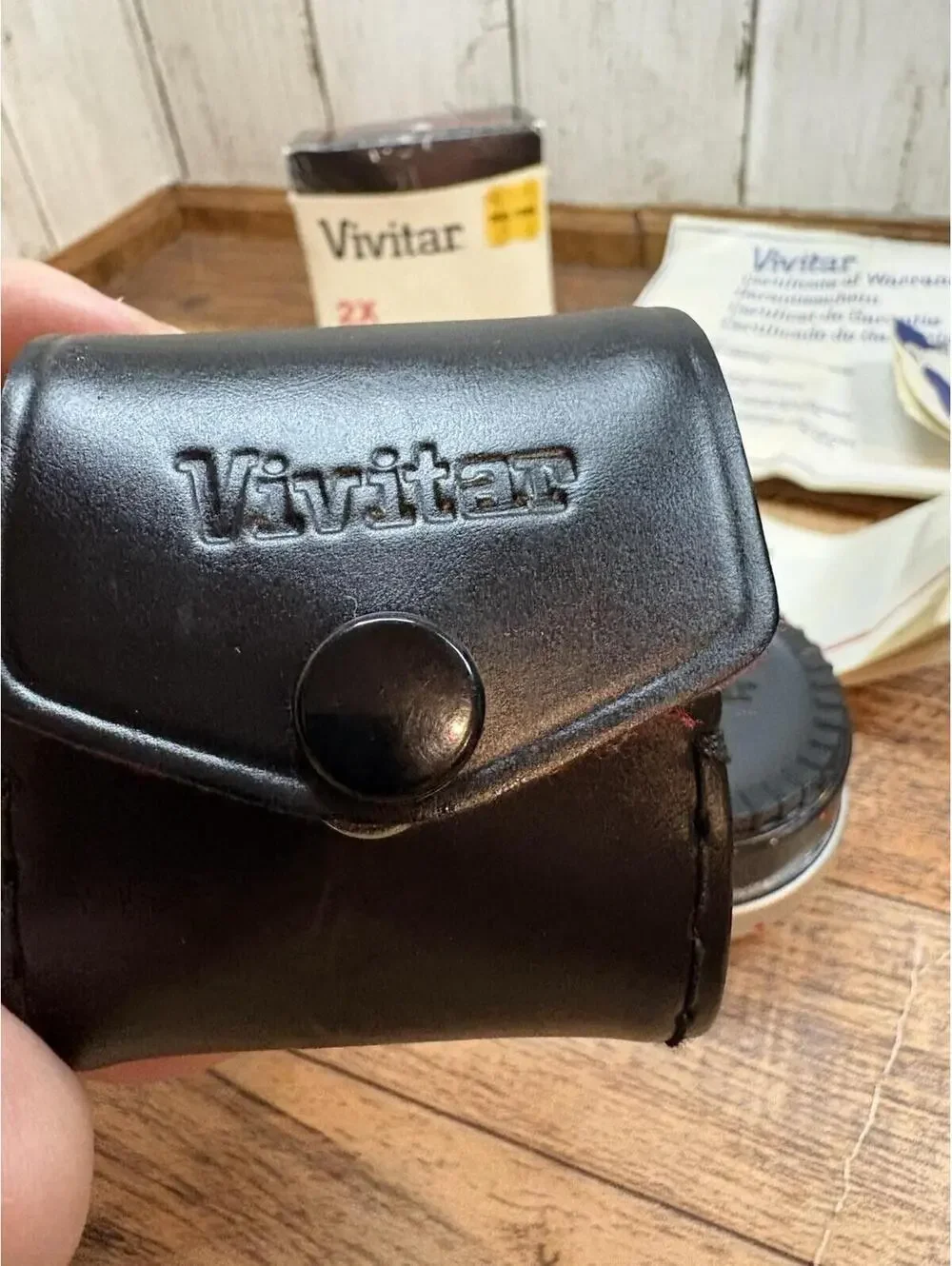 Canon Vivitar MC Tele Converter Lens 2X-4 FL-FD Made in Japan Case/Manual